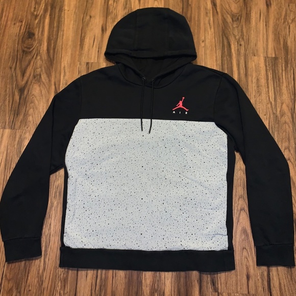 jordan flight fleece cement pullover hoodie